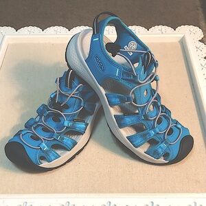 Keen Woman’s Astoria West Waterproof Sports Sandals. Sea Moss ,Woman’s Size 91/2